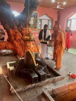 HH Swamijis visit to Mangaleshwar Bhairava Temple, Srinagar (8th March 2026)